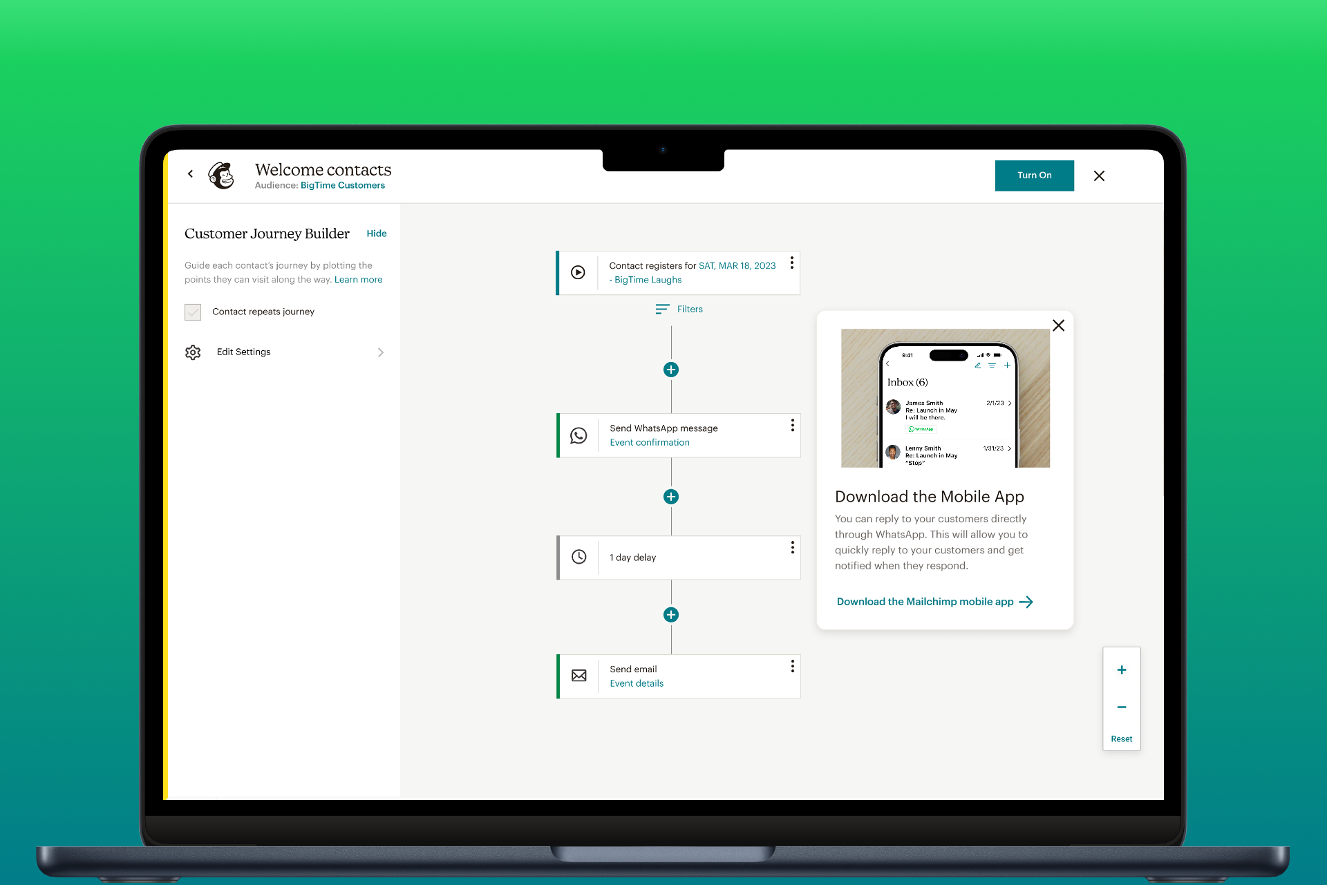 WhatsApp x Mailchimp integration storytelling — image 1